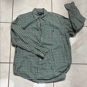 Ralph Lauren Green Casual Button Down Shirt